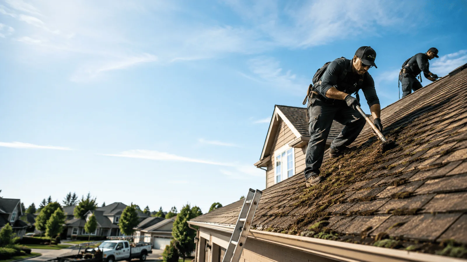 Roof Moss Removal in Urania, LA near me